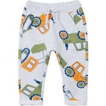 Joggers Uomo OVS Macchine Lavoro Stampa Grigia