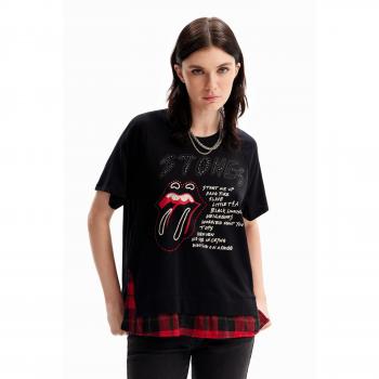 Oversize T-Shirt Damen Desigual Rolling Stones