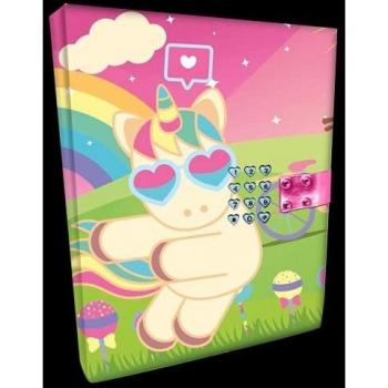 Diario Secreto con Código Unicornio