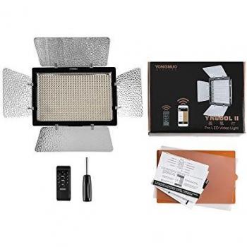 Yongnuo LED 3200-5600K Luce Continua 36W 600 LED Nero