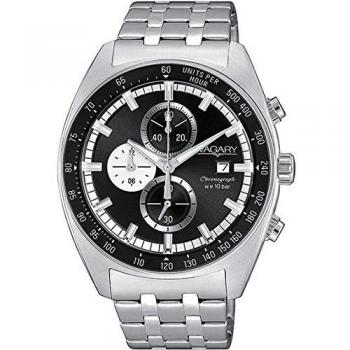 Chronographe Homme Vagary By Citizen Rockwell VA1-218-53 Argenté/Acier