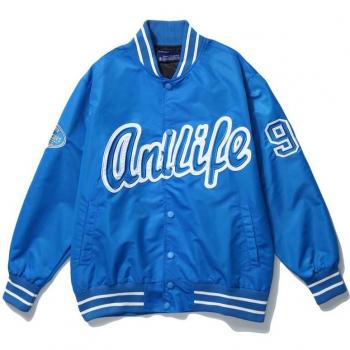 Chaqueta Hip Hop Bomber para Hombre con Diseño Vintage
