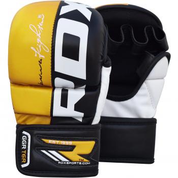 RDX T6 Lightning Yellow XL MMA Sparring Mitts