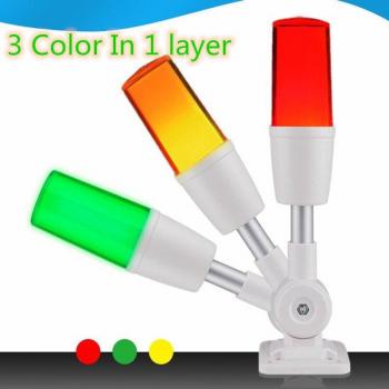 24V LED Warning Light with Alarm and Buzzer
