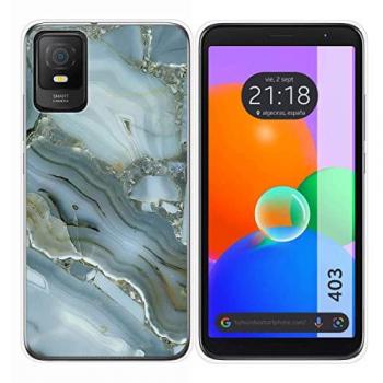Funda de Silicona TCL 403 Diseño Mármol 09