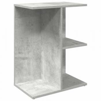 Concrete Grey Nightstand 46.5x29x61 cm Engineered Wood