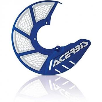 Protetor de Disco Dianteiro Acerbis X-Brake 2.0 Azul e Branco