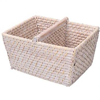 Panier rectangulaire en rotin Algarve 26x21x15 cm