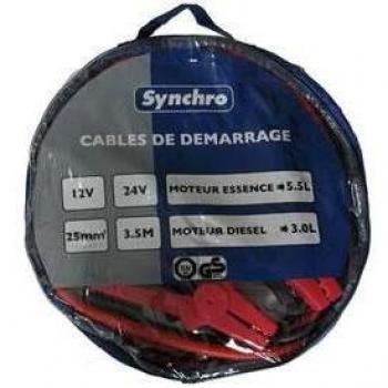 Câbles pour démarrage moteur 25 mm²