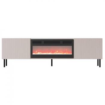 TV-Lowboard Lasiewa 2D 181 mit elektrischem Kamin