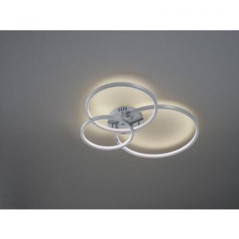 Trio RGB-LED Deckenlicht 3 Ringe, 36W, dimmbar – Aaron Nickel