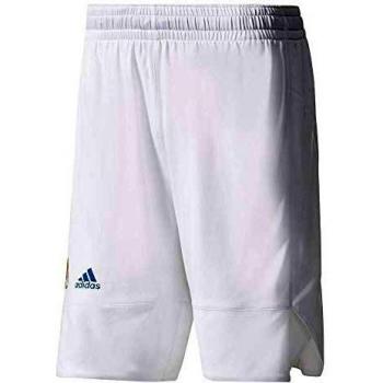 Adidas Men's Real Madrid Training Shorts, White/Blanco, Large