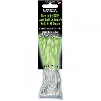 Pepperell PARA95GL Glow-in-the-Dark Paracord, 1.8mm x 25'