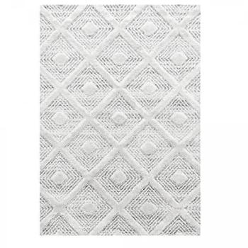 Tapis Chic Gris et Blanc