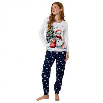 Joe Brown Winter Wonderland Blue PJs – Women’s Large