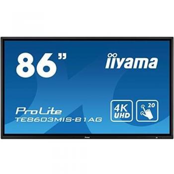 IiYama ProLite Touch Screen Monitor 2.17m (85.6) 3840x2160 Pixels Black Multi-Touch Multi-User