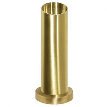 Messing‑Glanz Tischleuchte – E27, 8,5 cm Durchmesser, 27 cm Höhe, Bronze Hell, Rund, Modern