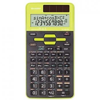 Sharp EL-531TG Schulrechner GrÃ¼n Display (Stellen): 10 solarbetrieben, batteriebetrieben (B x H x T)