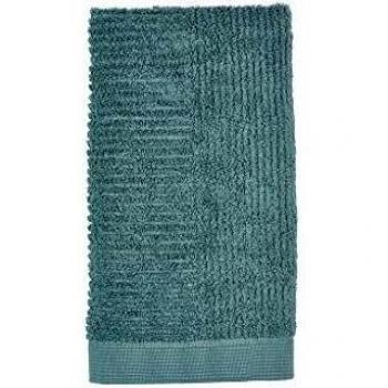 Petrolgrünes Classic Handtuch von Zone Denmark – 100 % Baumwolle, 100 × 50 cm