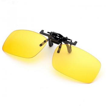 Lunettes de soleil avec pince polarisée et étui, vision nocturne pour hommes et femmes