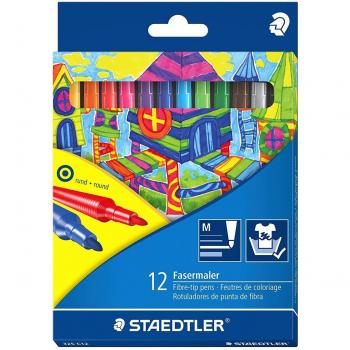 Colección de 12/24 Tonos Lavables: Dibujo y Pintura Escolar