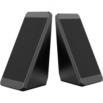 Mini altavoces de ordenador con control de volumen rotativo USB/AUX