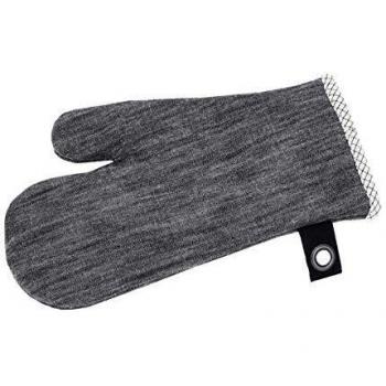 Manhattan Chambray Kitchen Gloves – 100% Cotton, Grey with Mini Checks