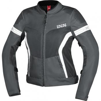 IXS Trigonis-Air Damen Motorrad Textiljacke Grau M