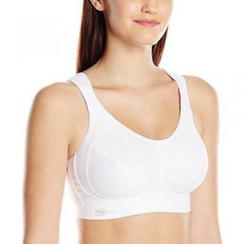 Anita Women’s Extreme Control Sports Bra – White, Size 44D