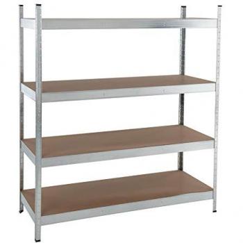 180 × 160 × 60 cm Estexo-Steckregal – Verzinktes Schwerlastlager
