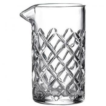 Clear Drinking Glass with Stirrer
