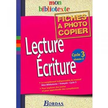 LECTURE ECRITURE CYC3 NIV2 REP