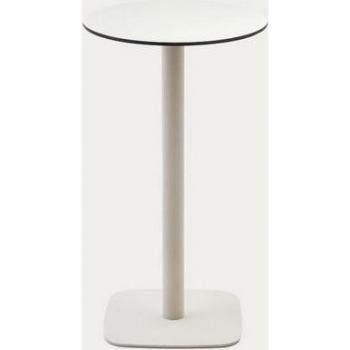 Tavolo alto rotondo KAVE HOME Dina 60x96 cm gamba metallica