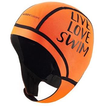 Bonnet d’appoint pour bain en néoprène Buddyswim 2,5 mm orange – M
