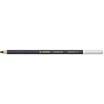 STABILO Ensemble crayons de couleur pastel CarbOthello Noir d'ivoire