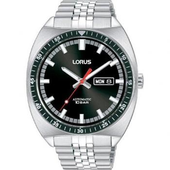 Quartz Lorus RL439BX9 Black Leather 5 ATM Wristwatch