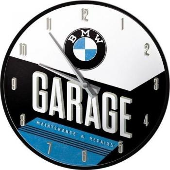 BMW Garage Wanduhr Metall Analog Ø31cm