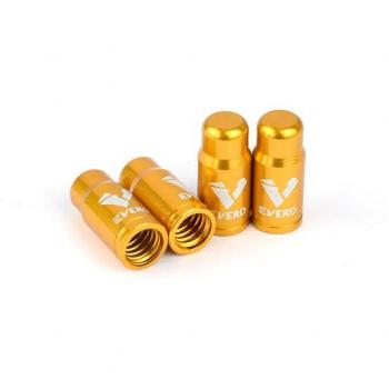 Motorcycle & Bicycle Dust Cover Valve Caps – 4 Piece Schrader/Presta Set