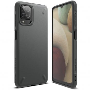 Funda Ringke Onyx para Galaxy A12/A02 en color gris oscuro