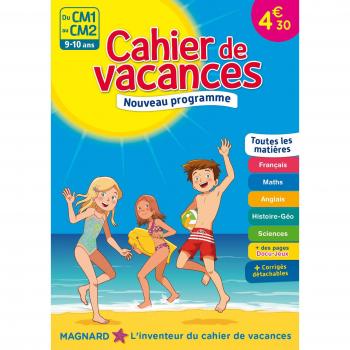 Du CM1 au CM2 Cahiers de Vacances 2017