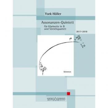 Assonanzen-Quintett. Für Klarinette in B und Streichquartett.