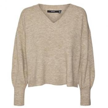 VMJUPITER Pullover Beige Scuro, Vero Moda
