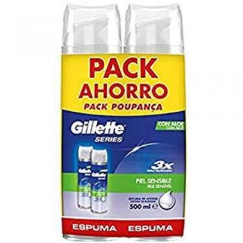 Shave Foam Series Sensitive Skin Gillette 2x250 ml