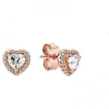 Pendientes Pandora Corazón Elevado Brillante 288427C01