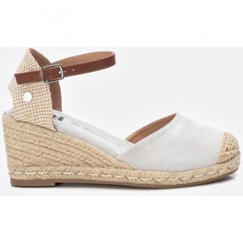 Sandalias Xti 140746 PLATA, Cuña 7 cm, Diseño Vegano
