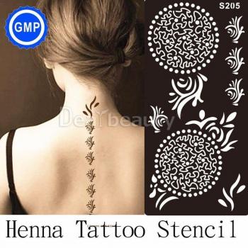 Women’s Classic Henna Hand Tattoo Template