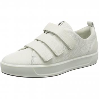 Ecco Damen Soft 8 Ladies Sneakers, Größe 37 EU und Farbe Weiß