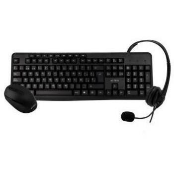 Kit Teclado, Mouse y Auriculares USB 2.4GHz