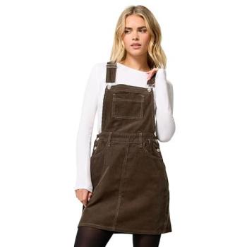 Mini robe courtesse marron