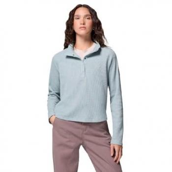 Columbia Holly Hideaway Crushed Blue Snap T-Shirt (S)